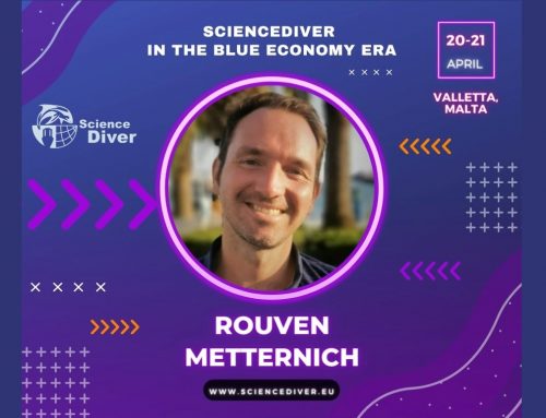 Dr. Rouven Metternich von MareMundi bei der Konferenz EU Projekt ScienceDIVER