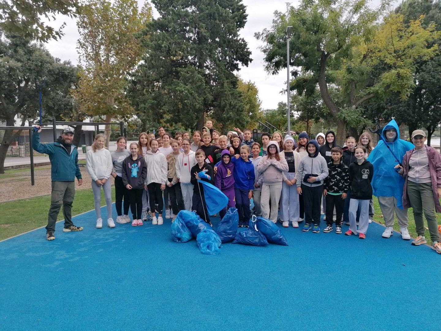 Cleanup mit der Grundschule Punat