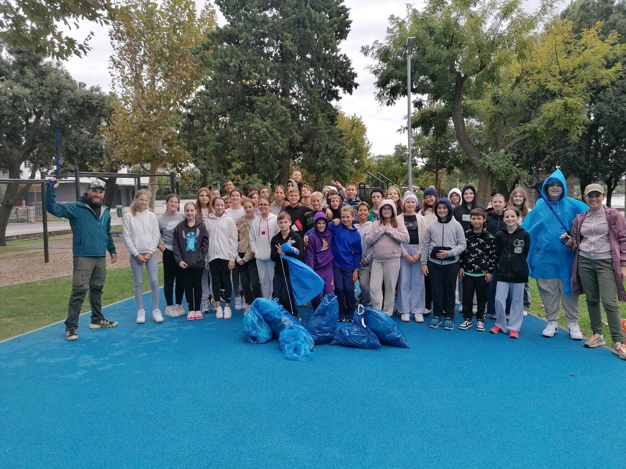 Cleanup mit der Grundschule Punat